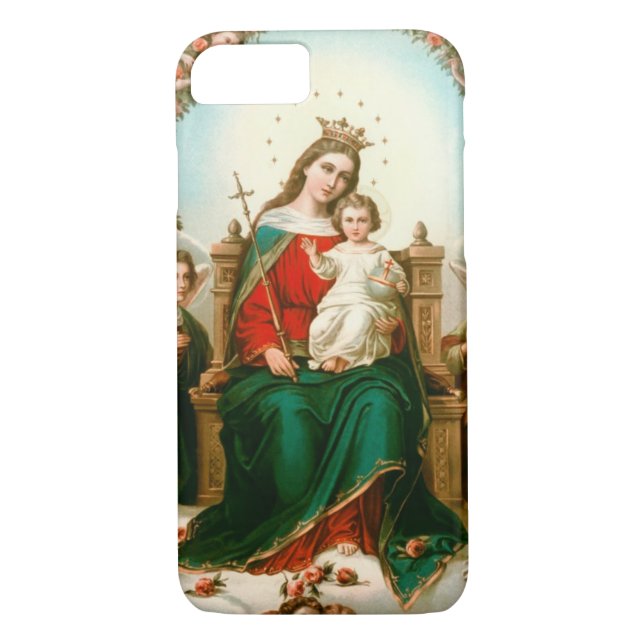 Gloria to jesus and mary Case-Mate iPhone skal (Baksida)