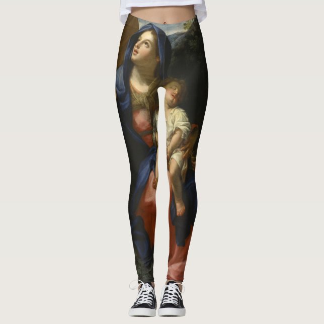 Gloria to jesus and mary leggings (Framsida)