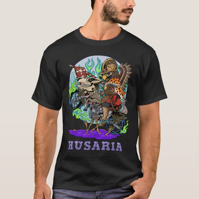 Gloriens lekmän: Polidad Winged Hussa T Shirt (Framsida)