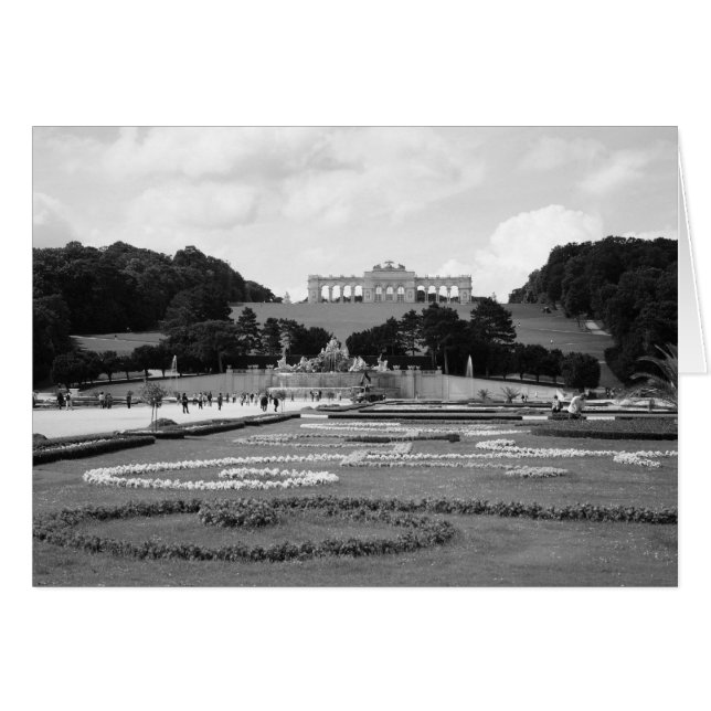 Gloriette Hälsningskort (Framsidan Horizontal)