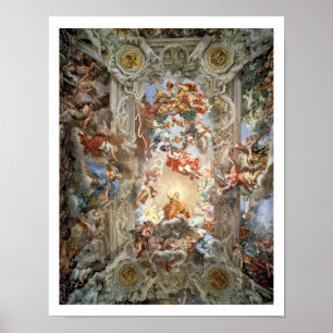 Glorification av regeringstiden av Pope Urban VIII Poster