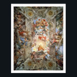 Glorification of the Region of Pope Urban VIII (15 Poster<br><div class="desc">Bild:56768 Glorification of the Reign of Pope Urban VIII (1568-1644) cap-tavla i Underbara Hall,  1633-39 (fresco). Cortona,  Pietro da (Berrettini) (nr 1596-1669). Palazzo Barberini,  Rom,  Italien. Konst,  fin konst.</div>