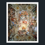Glorification of the Region of Pope Urban VIII (15 Poster<br><div class="desc">Bild:56768 Glorification of the Reign of Pope Urban VIII (1568-1644) cap-tavla i Underbara Hall,  1633-39 (fresco). Cortona,  Pietro da (Berrettini) (nr 1596-1669). Palazzo Barberini,  Rom,  Italien. Konst,  fin konst.</div>
