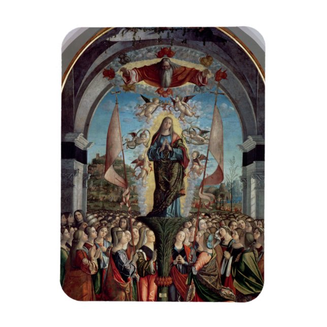 Glorifiering av St. Ursula och hennes assistenter Magnet (Vertikal)