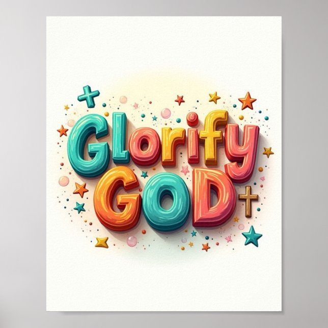 Glorify Gud Poster (Framsidan)