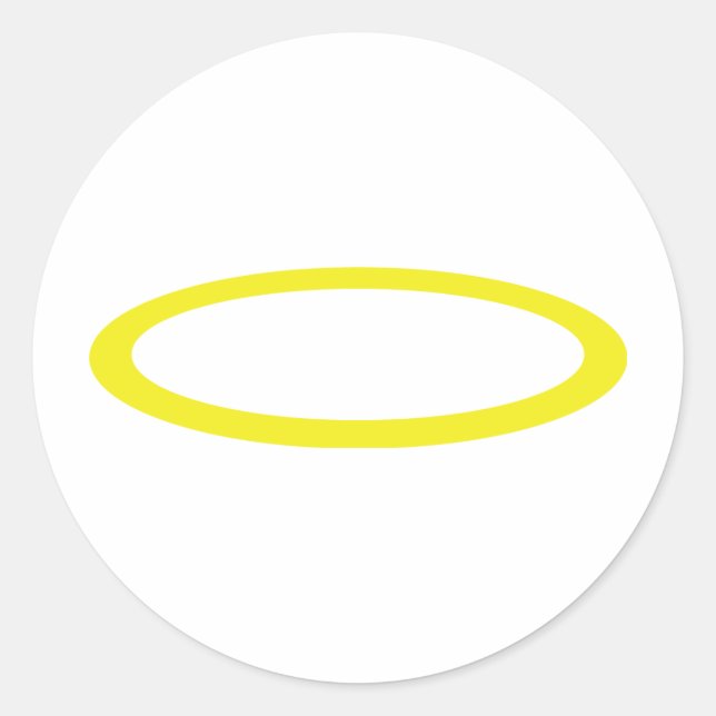 gloriolikon runt klistermärke (Framsida)