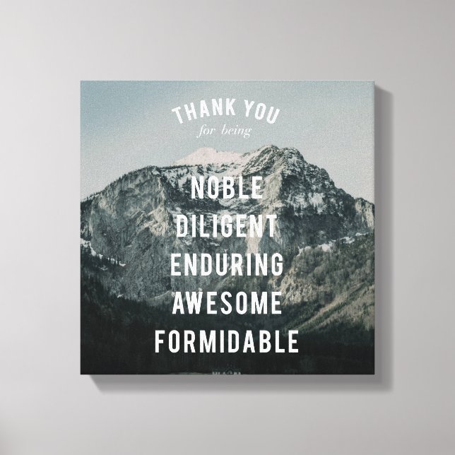 Gloriös höjd 2 (12 x 12) canvastryck (Framsida)