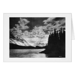 Glorious Alaska Mountains 1920 Hälsningskort