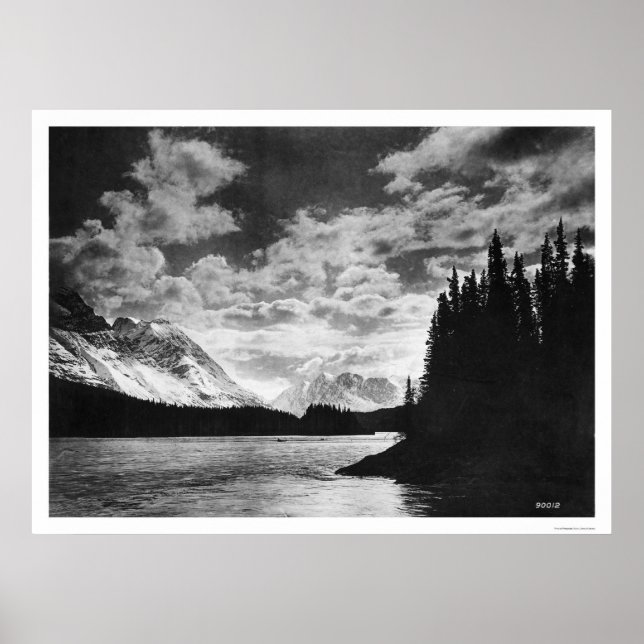 Glorious Alaska Mountains 1920 Poster (Framsidan)