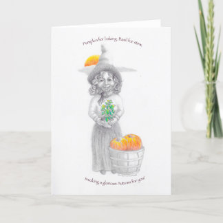 Glorious Autumn blank card Helgkort