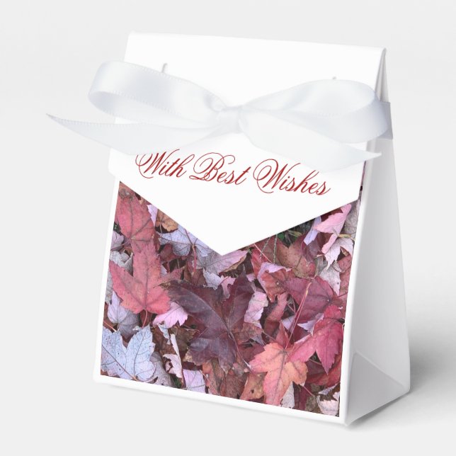 Glorious Autumn on a Favor Box (3) Presentaskar (Framsidan Sidan)