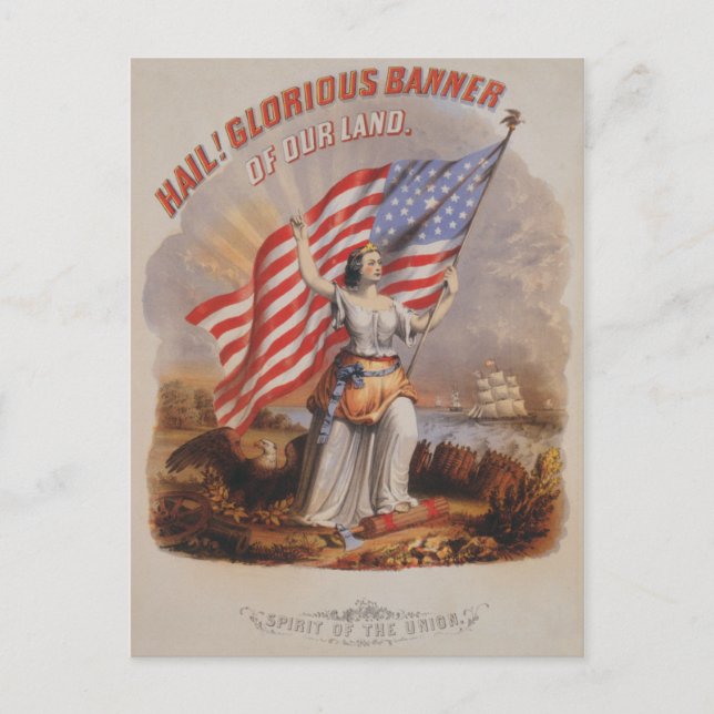 Glorious Banner! -Vykort Vykort (Framsida)