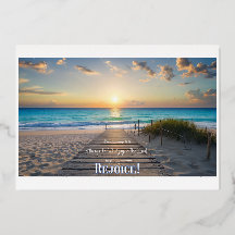 Glorious Beach Image med Filippinerna 4:4 Rejoice!