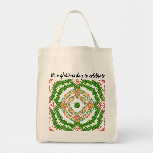 Glorious day Tote Bag Tygkasse (Framsidan)