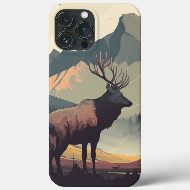 Glorious Elk iphone case (Baksida)