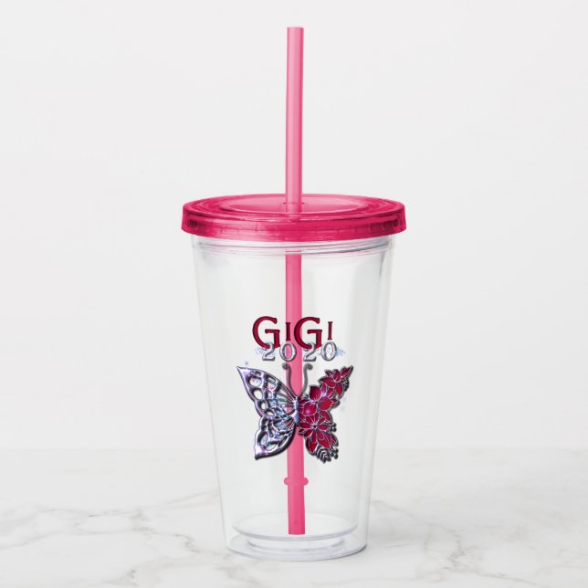 Glorious GIGI 2020 Butterfly Take Away Mugg (Framsida)