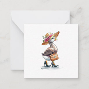 Glorious Goose Postcard Stil Anteckningskort