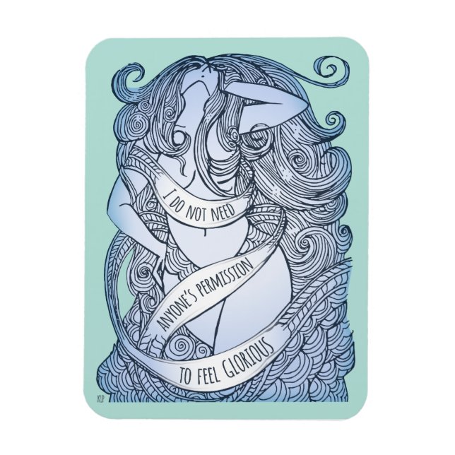 Glorious Magnet in Sjölandskap (Vertikal)