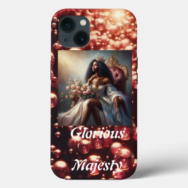 ’Glorious Majesty: Regal Design iphone case’ (Baksida)