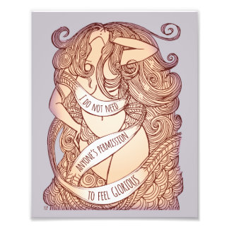 Glorious Medium Print in Lilac Fototryck