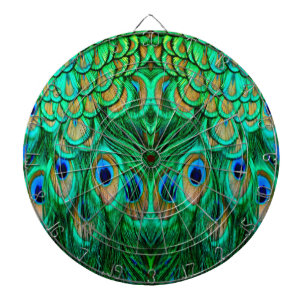 Glorious Peacock Feathers Darttavla
