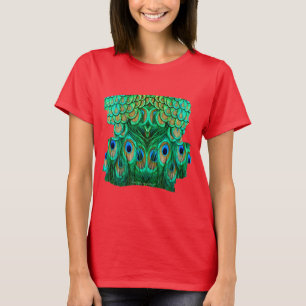 Glorious Peacock Feathers T-shirt