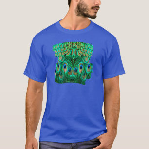 Glorious Peacock Feathers Tee