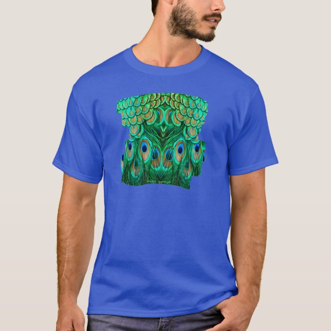 Glorious Peacock Feathers Tee (Framsida)