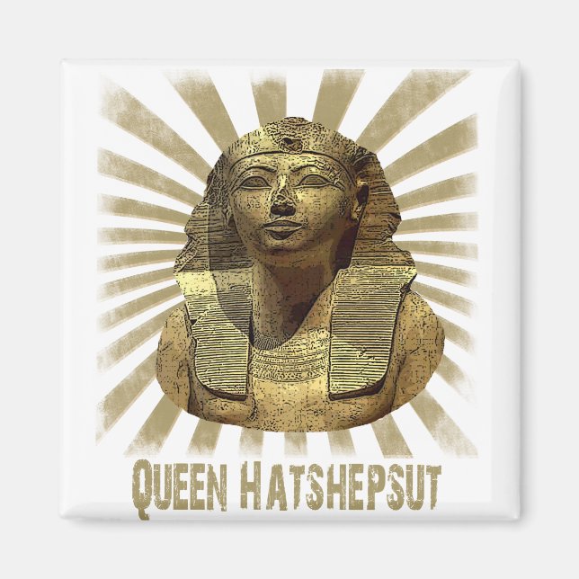 Glorious pharaoh Queen Hatshepsut Ancient Egypten Magnet (Framsidan)