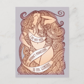 Glorious Postcard i Lilac Vykort