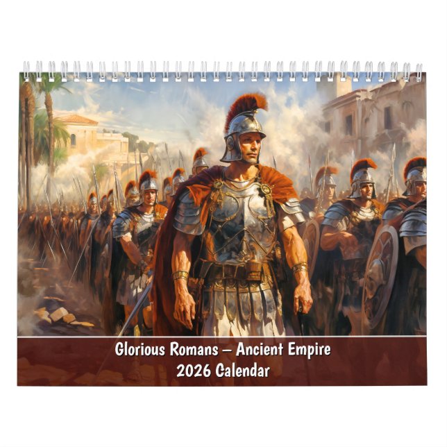 Glorious Romans – Ancient Empire 2026 Calendar Kalender (Omslag)