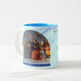 Glorious Rosary Mysteries Item #5: Coronation Två-Tonad Mugg