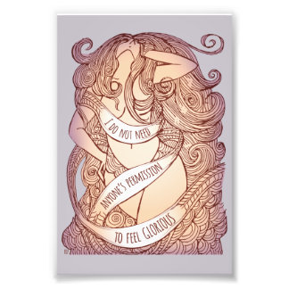 Glorious Small Print in Lilac Fototryck