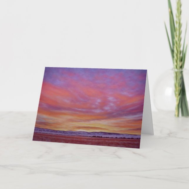 Glorious Sunrise Notecards Kort (Framsida)