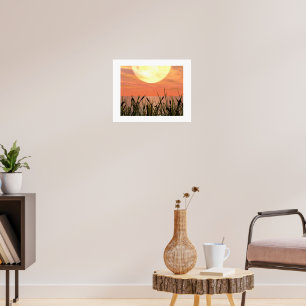 Glorious Sunset - Digital Art Poster