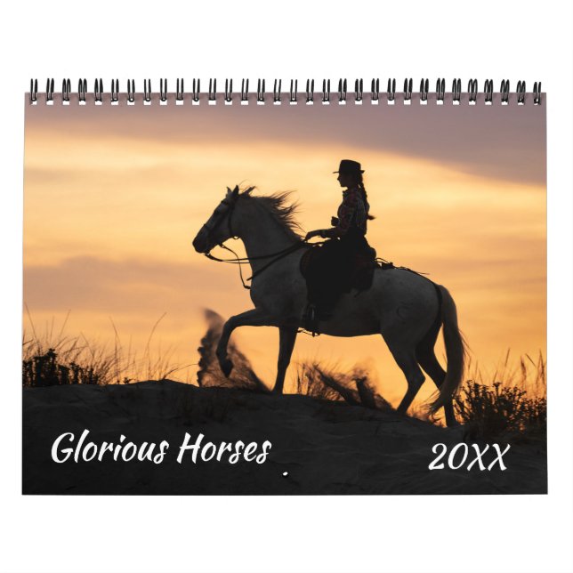 Gloriska hästar kalender (Omslag)
