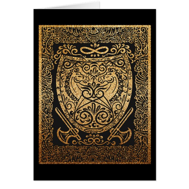 Gloriskernas skam hälsningskort (Framsidan)