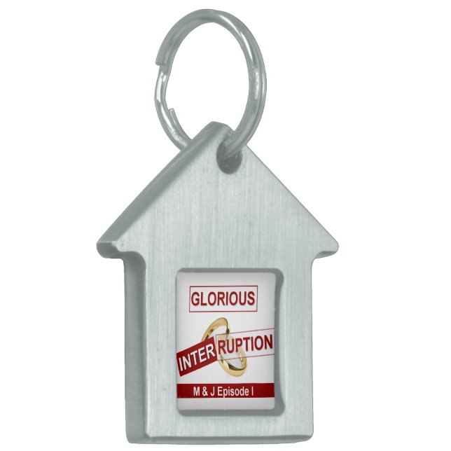 Gloriskt avbrott: en gyllene början namnbricka husdjur (Vänstra Framsidan)