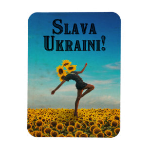 Gloriskt för Ukraina! Slava Ukrainini! Magnet