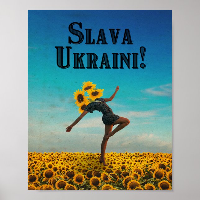 Gloriskt för Ukraina! Slava Ukrainini! Poster (Framsidan)