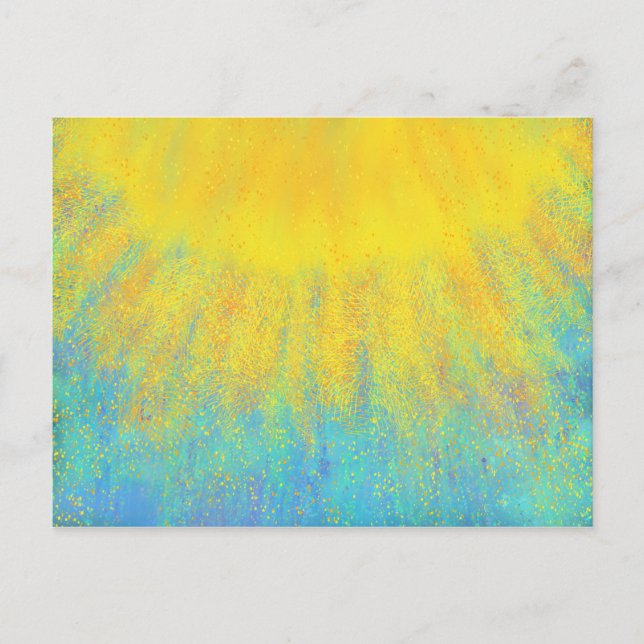 Glory Christian Contemporary Modern Art Painting Vykort (Framsida)