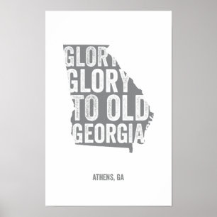 Glory Glory (Grått) Poster