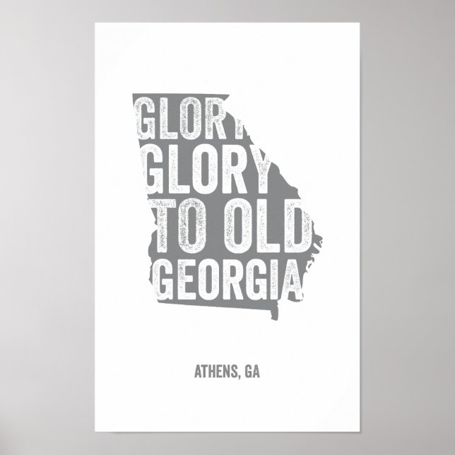 Glory Glory (Grått) Poster (Framsidan)