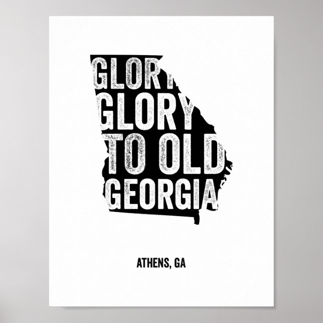 Glory Glory (svart) Poster (Framsidan)