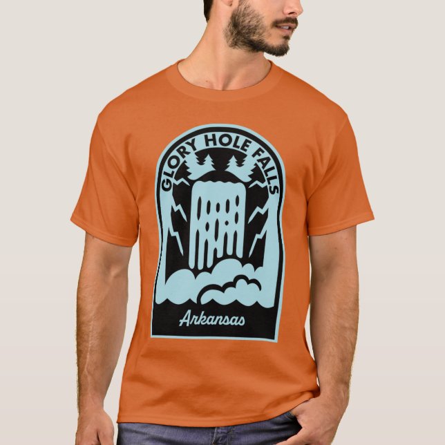 Glory Hål Falls Arkansas T Shirt (Framsida)