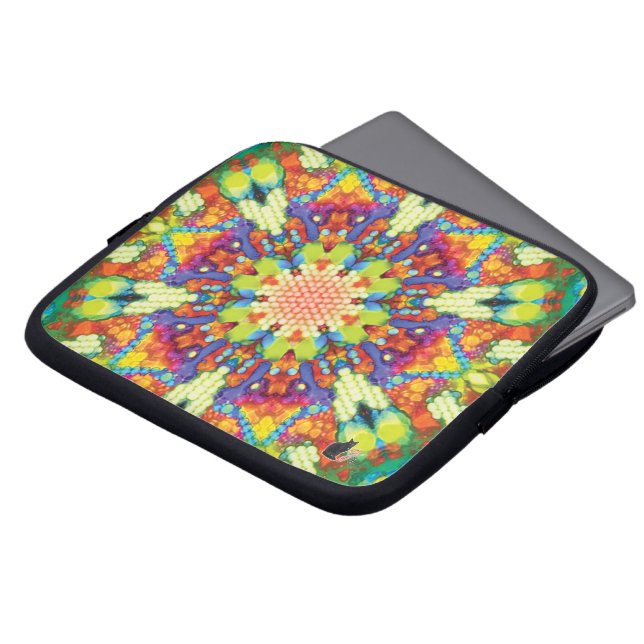 Glory Kaleidoscope Laptop sleeve (Framsida topp)