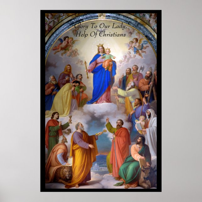 Glory mot Dam, hjälp till kristna Poster (Framsidan)