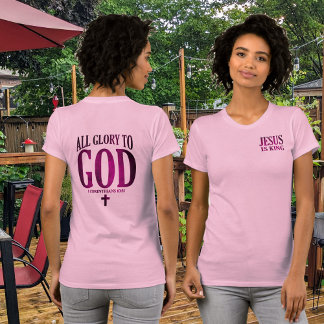 Glory mot Gud Christian T Shirt