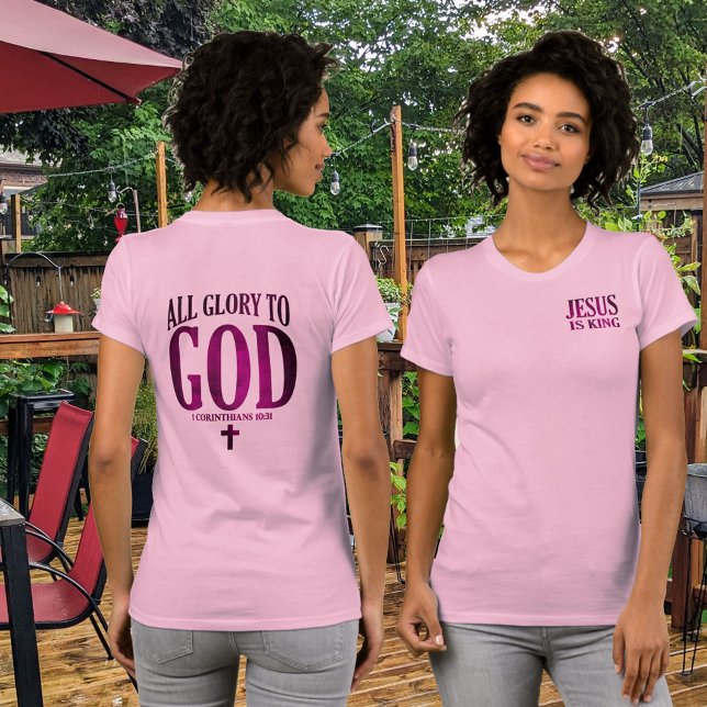 Glory mot Gud Christian T Shirt (Skapare uppladdad)