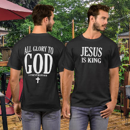 Glory mot Gud Christian T Shirt